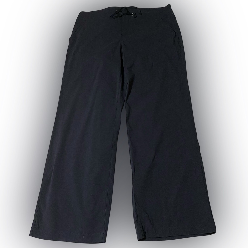 Columbia Women Anytime Outdoor Pants Black Sz14 Short- Full Leg Short Length NWT